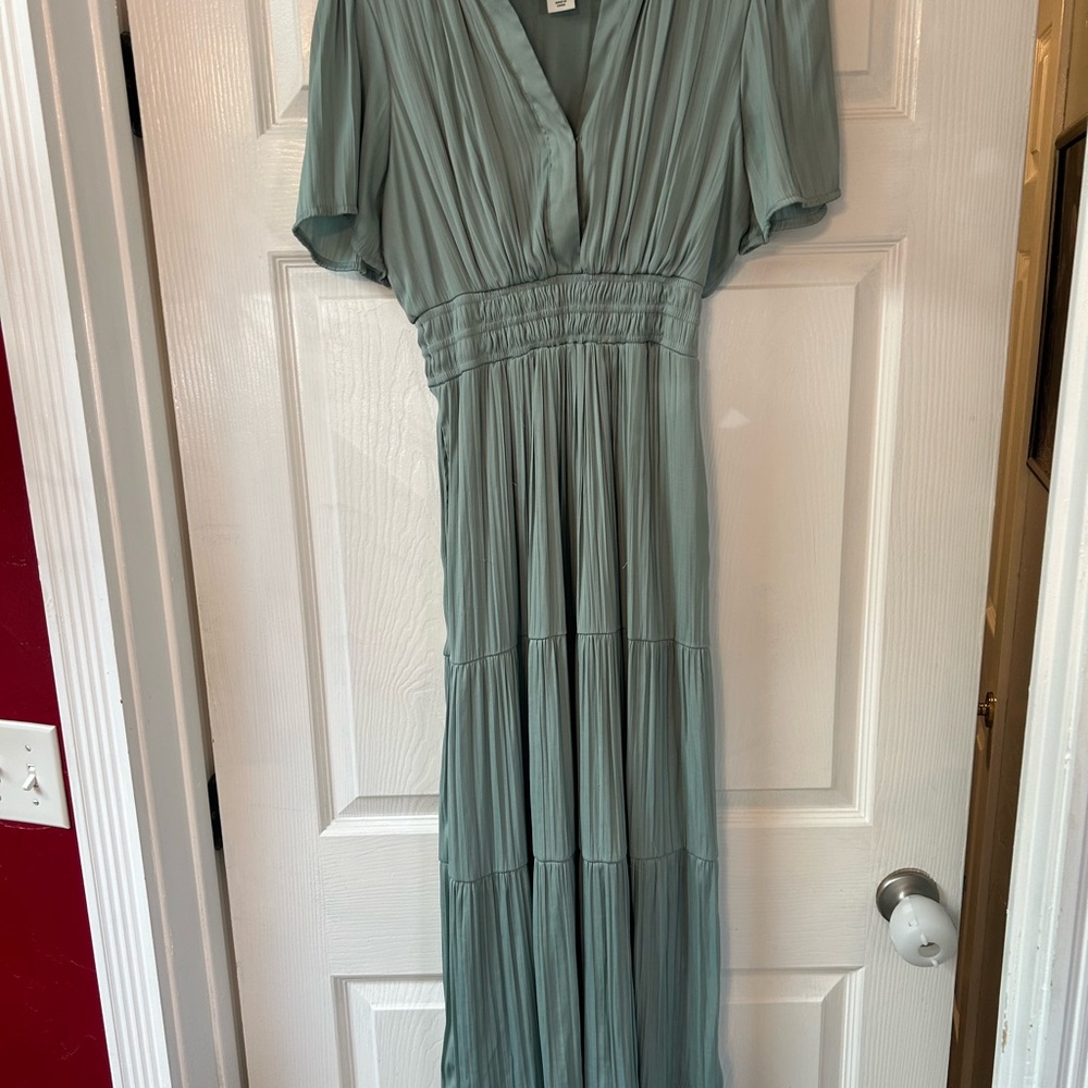 Joie Sage Green Maxi Dress